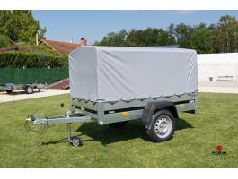 Új 2m-es ponyvás utánfutó (750kg) rendszámmal akciósan csak 469.000 Ft