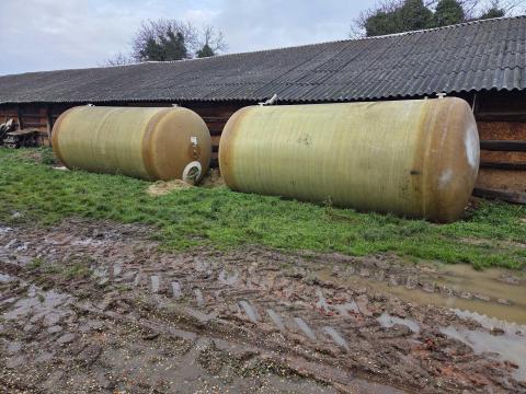 22 500 literes tisztavíz tartályok