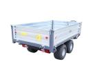 Új 2,5 tonnás,  kéttengelyes,  három irányba billenthető tandem pótkocsi