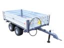 Új 2,5 tonnás,  kéttengelyes,  három irányba billenthető tandem pótkocsi