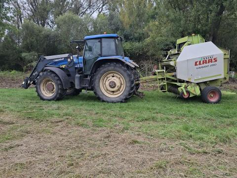 TM 175 traktor bálázóval eladó