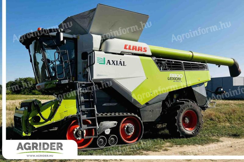 Claas Lexion 8800 TT Kecskeméten – Használt kombájn eladó