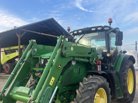 John Deere 6135R 643R homlokrakodóval eladó