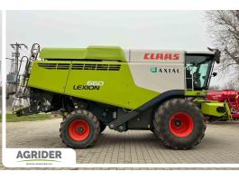 Claas Lexion 660 Kecskeméten eladó kombájn Vario 680 gabona adapterrel