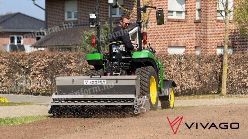 ANSEN SGB-125 vetőmagtartály a JANSEN UKF-105 talajmaró-kultivátorhoz