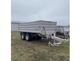 TINAZ tandem tengelyes,  hátrafelé billenő pótkocsik – 10 / 12 / 14 tonna