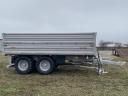 TINAZ tandem tengelyes, hátrafelé billenő pótkocsik – 10, 12, 14 tonnás kivitel