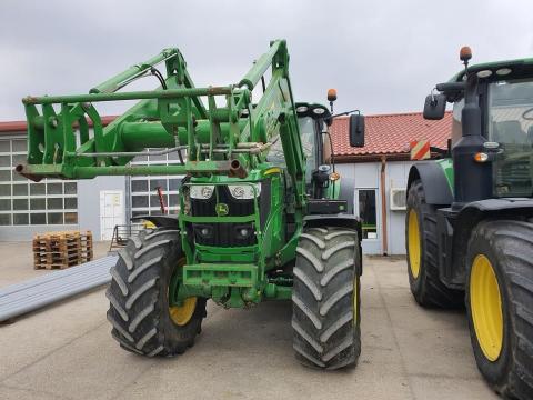 John Deere 6215R TLS, AUTOQUAD PLUS ECO váltós! + Gyári homlokrakodó John Deere 6215R TLS, AUTOQUAD PLUS ECO váltós! + Gyári homlokrakodó