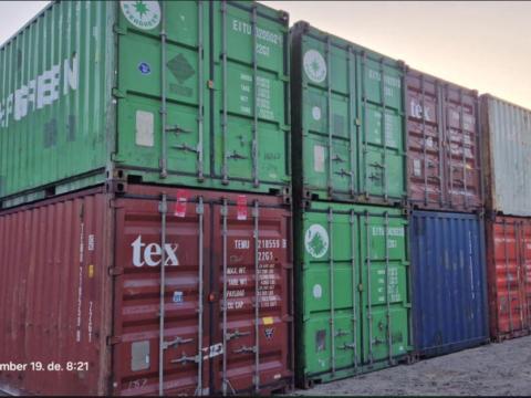 20' használt raktárkonténer eladó Pécsen