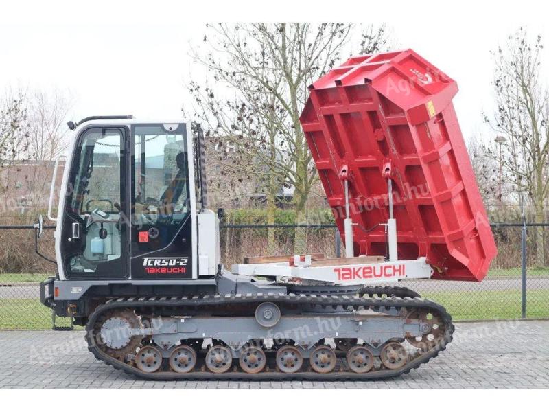 Takeuchi TCR50-2 dömper 2021 | 775 üzemóra | Lízing 20%-tól