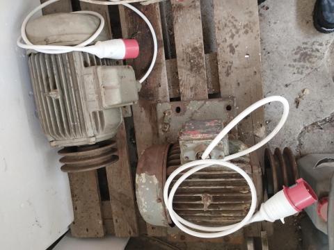 Ipari villanymotorok eladók, 2 db 5,5 kW teljesítménnyel Ipari villanymotorok eladók, 2 db 5,5 kW teljesítménnyel