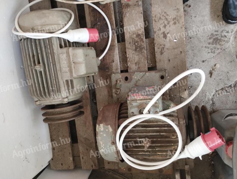 Ipari villanymotorok eladók 5 kW és 5,5 kW teljesítménnyel