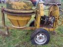 Betonkeverő 250liter 3 fázisú -pótkocsi
