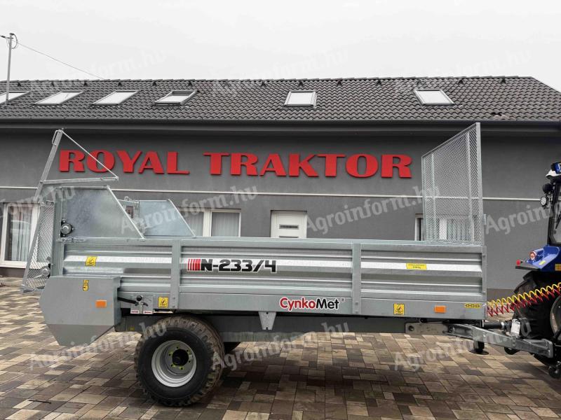 Cynkomet N233/4 - 3,5 tonnás szervestrágyaszóró kínálatunkban!