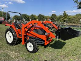 Kubota 24LE PowerShift Új Homlokrakodó 2Új Első Gumi Ingyenes Szállítás Szervizelve