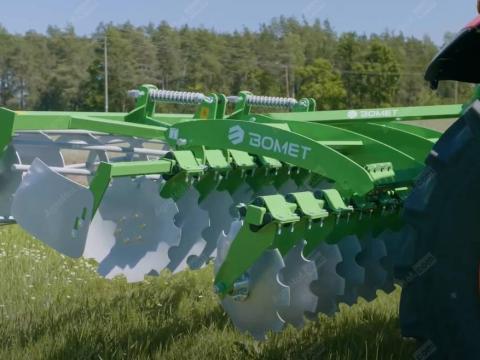 Rövid tárcsa 220 cm (2 soros, 18 db tárcsa) / Bomet U210-2