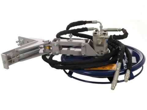 BullMach ORBIS 600 szárzúzóra szerelhető hidromotoros sorművelő kasza