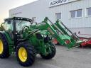 John Deere 6150R homlokrakodóval