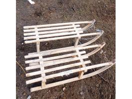 3 db retro fa szánkó Kiskunfélegyházán