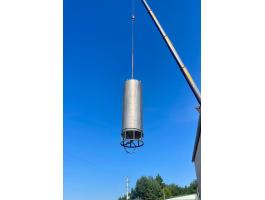 50 m3 (50 000 L) Saválló-Rozsdamentes tartály eladó