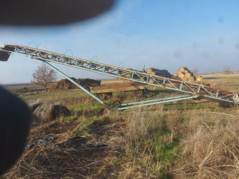 Szállítószalag eladó – 15 méteres, használt állapotban