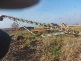 Szállítószalag eladó – 15 méteres, használt állapotban