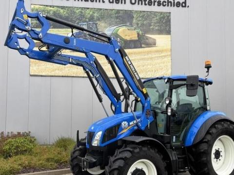 New Holland T 5.115 homlokrakodóval
