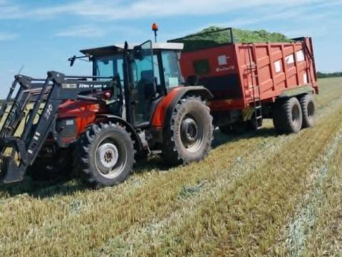 Eladó Same Silver W-100 traktor homlokrakodóval