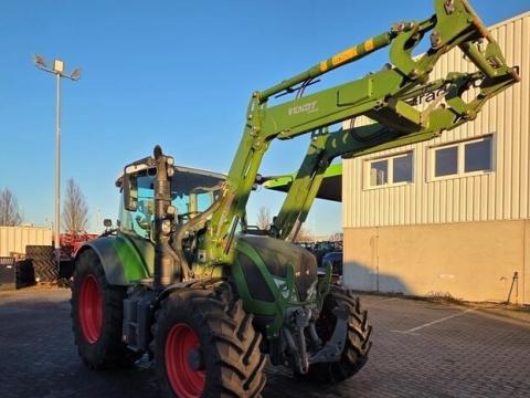 Fendt 516 Vario S4 homlokrakodóval