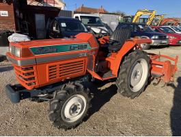 Kubota L1-185DT, 18 lóerős, talajmaróval, gyári állapotú japán kistraktor