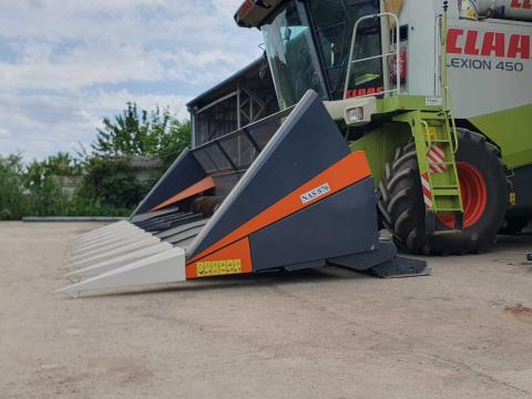 NAS 876Z szárzúzós napraforgó adapter asztalszállító kocsival