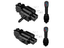 Arányos szabályozó szelep traktor első kotrójához