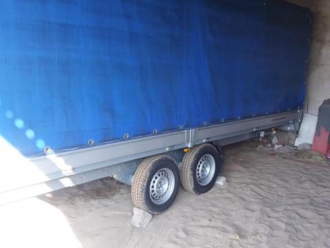 Nagy méretű 6,20 Böckhmann 3 tonnás össztömegű utánfutó