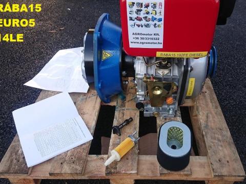 RÁBA15 ÚJ Euro5 14Le DIESEL MOTOR CSEREMOTOR Felszerelés GARANCIÁVAL