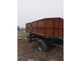 HV 6011 felújított platós billenős pótkocsi eladó