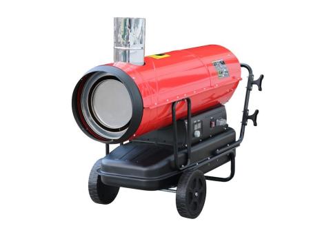 IPARI KÉMÉNYES GÁZOLAJOS DIESEL HŐLÉGFÚVÓ 80KW HŐLÉGBEFÚVÓ HŐSUGÁRZÓ