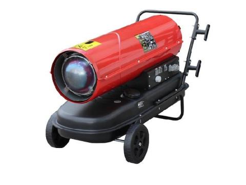 IPARI KÉMÉNY NÉLKÜLI GÁZOLAJOS DIESEL HŐLÉGFÚVÓ 50KW HŐLÉGBEFÚVÓ HŐSUGÁRZÓ