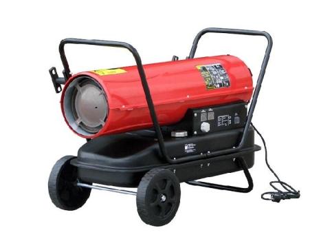 IPARI KÉMÉNY NÉLKÜLI GÁZOLAJOS DIESEL HŐLÉGFÚVÓ 30KW HŐLÉGBEFÚVÓ HŐSUGÁRZÓ