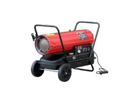 IPARI KÉMÉNY NÉLKÜLI GÁZOLAJOS DIESEL HŐLÉGFÚVÓ 30KW HŐLÉGBEFÚVÓ HŐSUGÁRZÓ