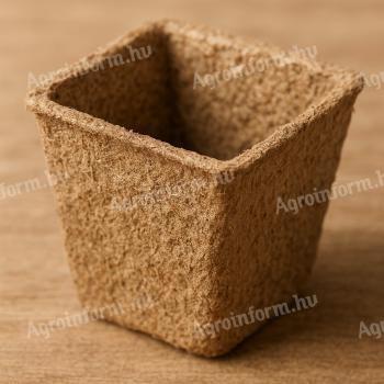 ÚJDONSÁG! Biológiailag 100%-ban lebomló,  biológiai tápanyagokkal impregnált,  hajtató- és palántanevelő tálcák – versenyképes áron