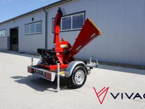 Ágdaráló - Benzinmotoros – REMET RTS-630 – pótkocsival - közúti vontatás