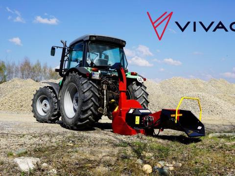 Ágdaráló traktorhoz - kardánhajtás – REMET RT-690R (PRO) - adagoló görgőkkel