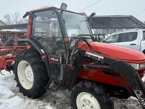 Yanmar AF 290 Japán kistraktor fülkével és homlokrakodóval – megkímélt állapot