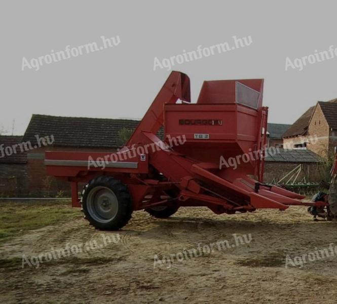 Bourgoin TB2 kukoricabetakarító gép pattogatott kukoricához, vetőmagkukoricához és csemegekukoricához