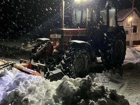 MTZ Fronthidraulika Hótoló Hóeke