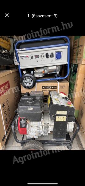 Benzinmotoros aggregátor eladó