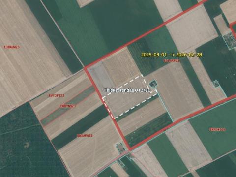 Telekgerendás külterületén 8,4159 ha kiváló minőségű szántó eladó