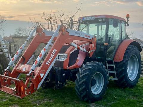 Zetor Forterra 135 homlokrakodóval, 5 év műszakival Zetor Forterra 135 homlokrakodóval, 5 év műszakival