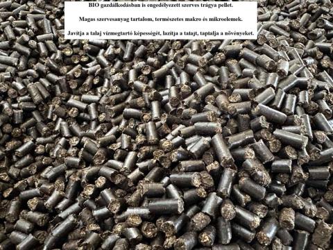 PIPI szerves trágya pellet, kiszállítással is
