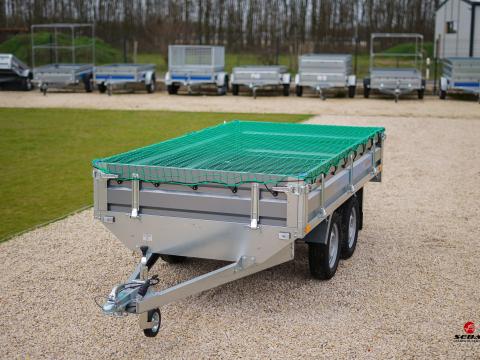 Új FARO MAGICUS 300 (300 x 150 cm, 750 kg) alsókerekes utánfutó 4 év műszakival, forgalomba helyezve, rendszámmal, névre írva, hálóval – 939.800 Ft helyett bruttó 849.000 Ft